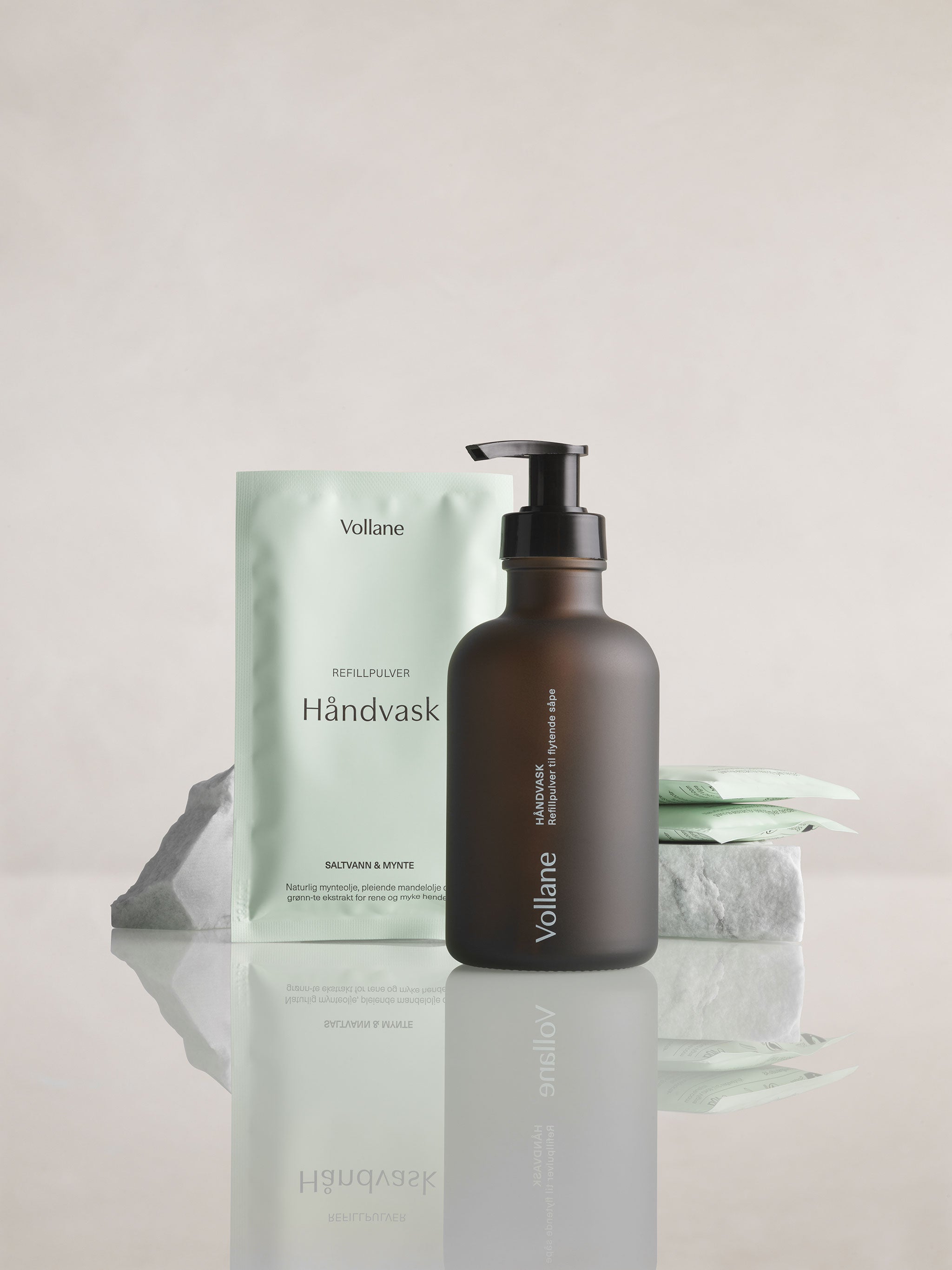 1 Glassflaske + 3 Refillpulver