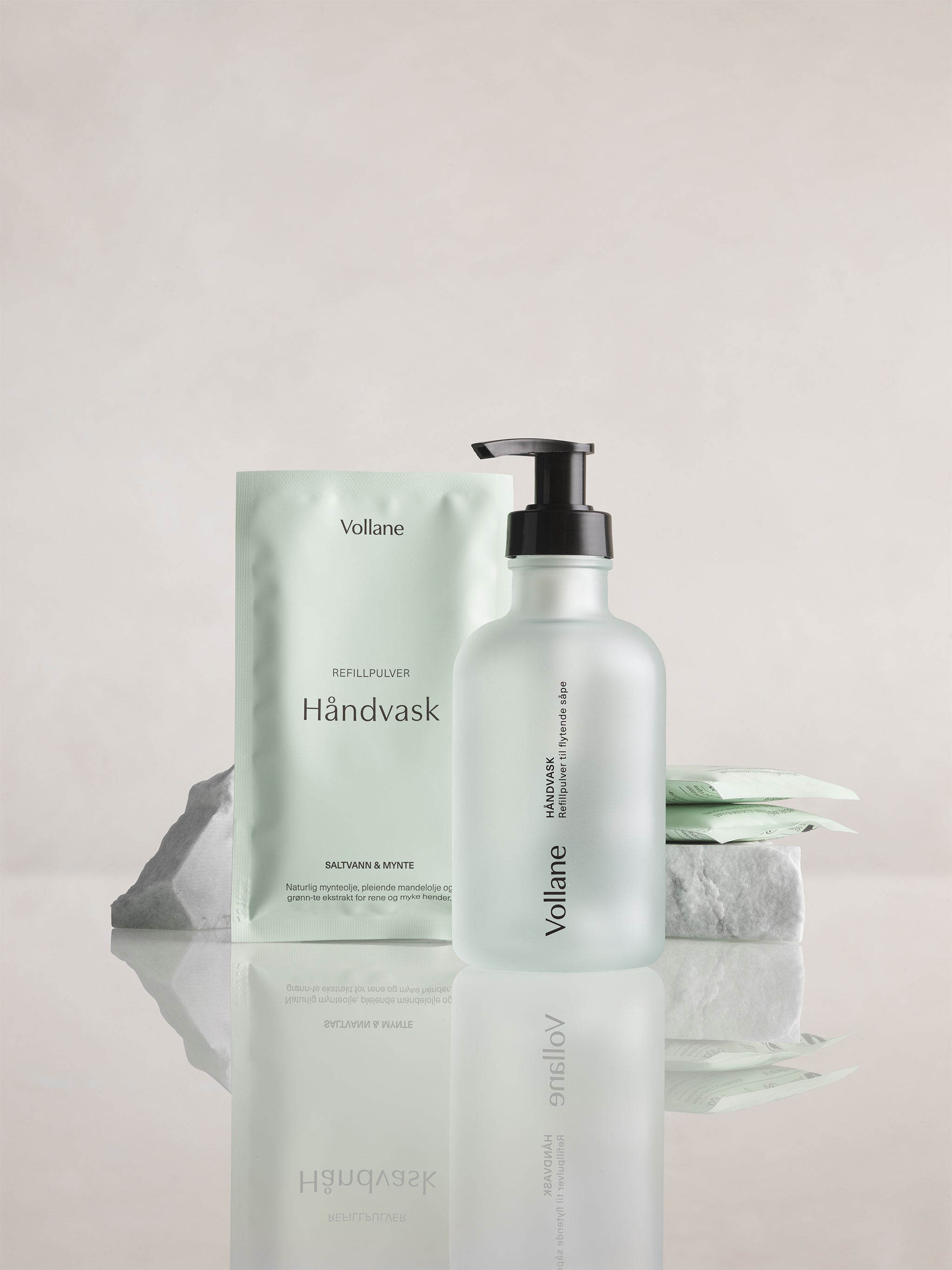 1 Glassflaske + 3 Refillpulver