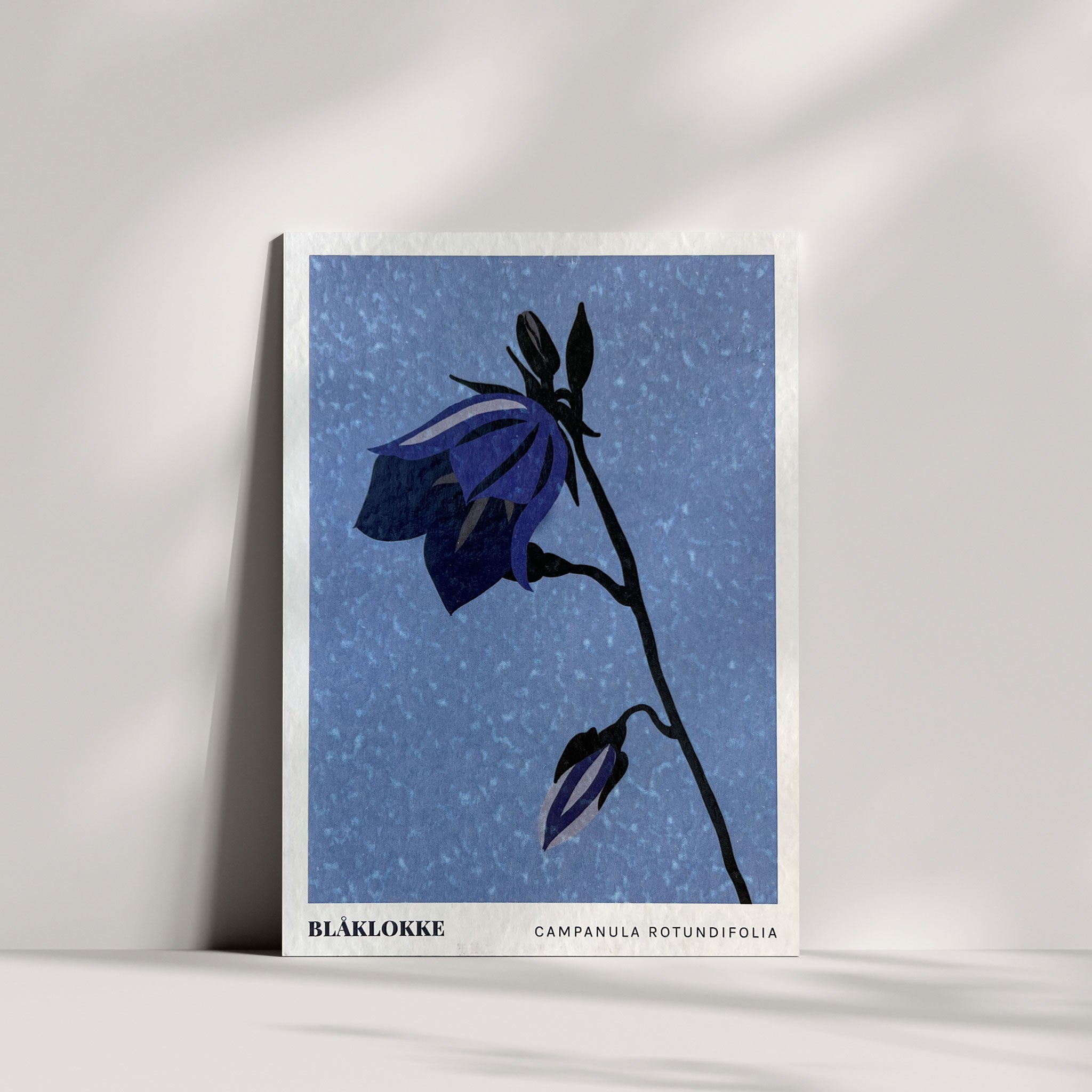 Blomsterkort - Blåklokke